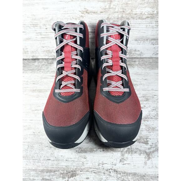 NEW Mens Bates JumpStart Mid EnergyBound Carbon Safety Toe Boots Red/Black Sz 9 main image 8
